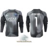 Officiële Voetbalshirt Doelman Paris Saint-Germain Keylor Navas 1 Derde 2022-23 Lange Mouw - Heren